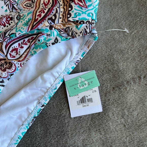 NWT Sunsets Moroccan Market Paisley Print Hipster Swim Bottom (bottoms Only) L - Picture 2 of 5